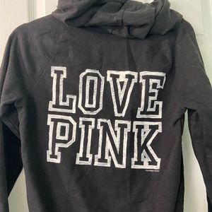 Black VS PINK zipup hoodie
